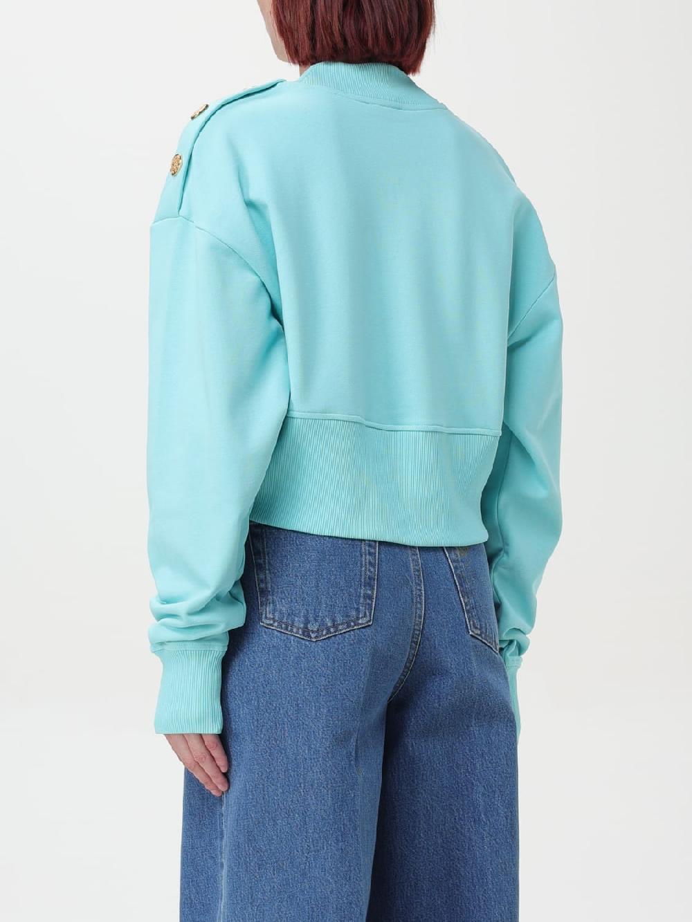 Giglio Felpa Balmain In Cotone Con Logo