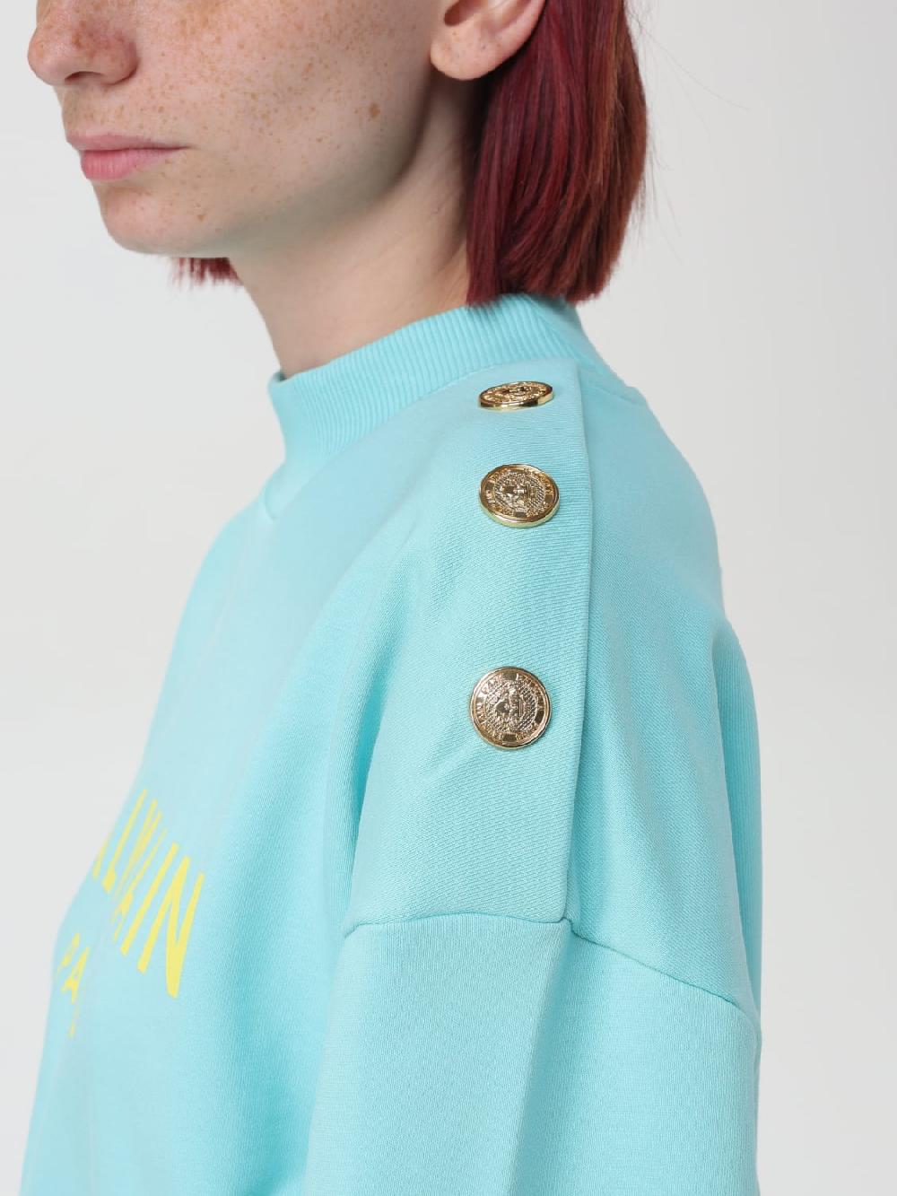 Giglio Felpa Balmain In Cotone Con Logo