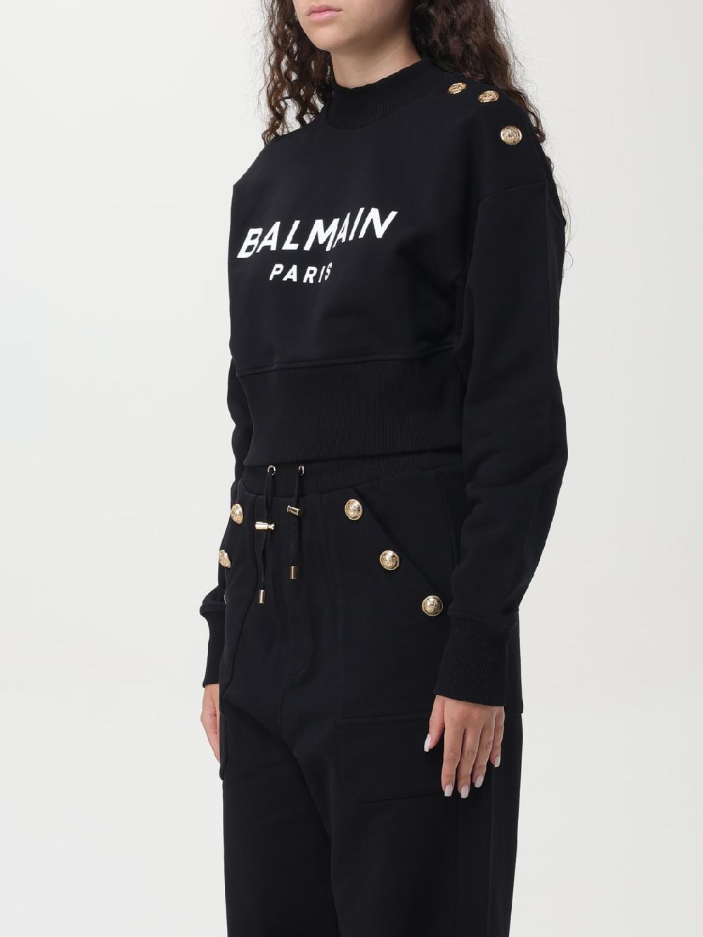 Giglio Felpa Balmain In Cotone Con Logo