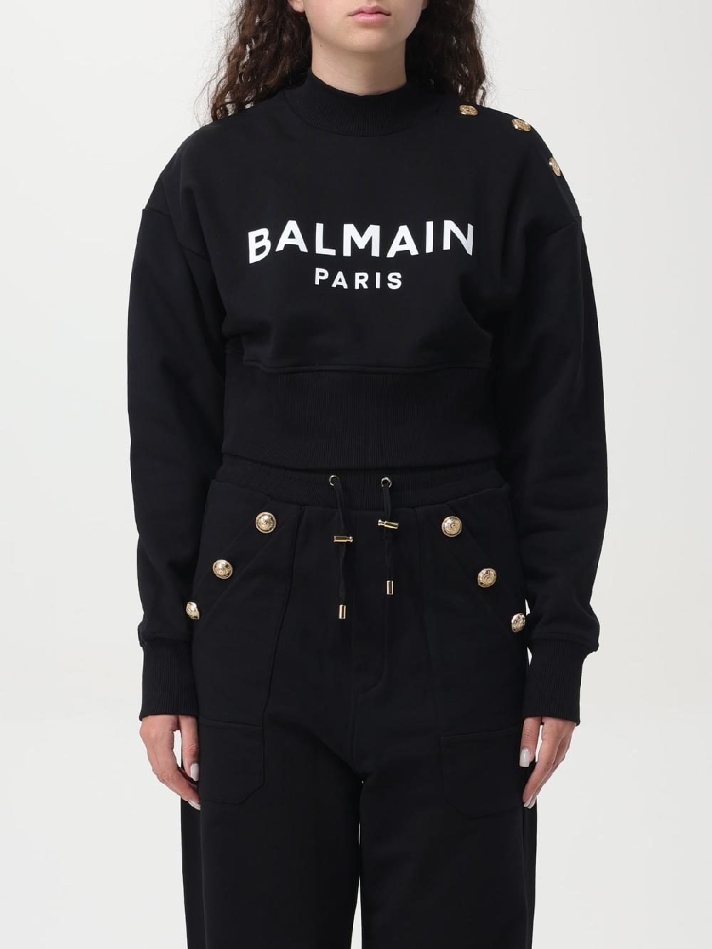 Giglio Felpa Balmain in cotone con logo