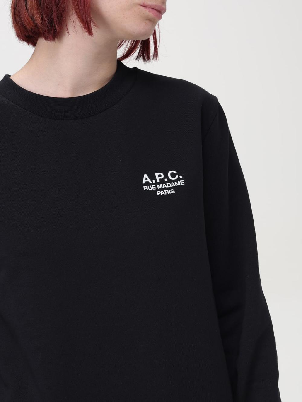 Giglio Felpa Basic A Girocollo Con Logo A.P.C