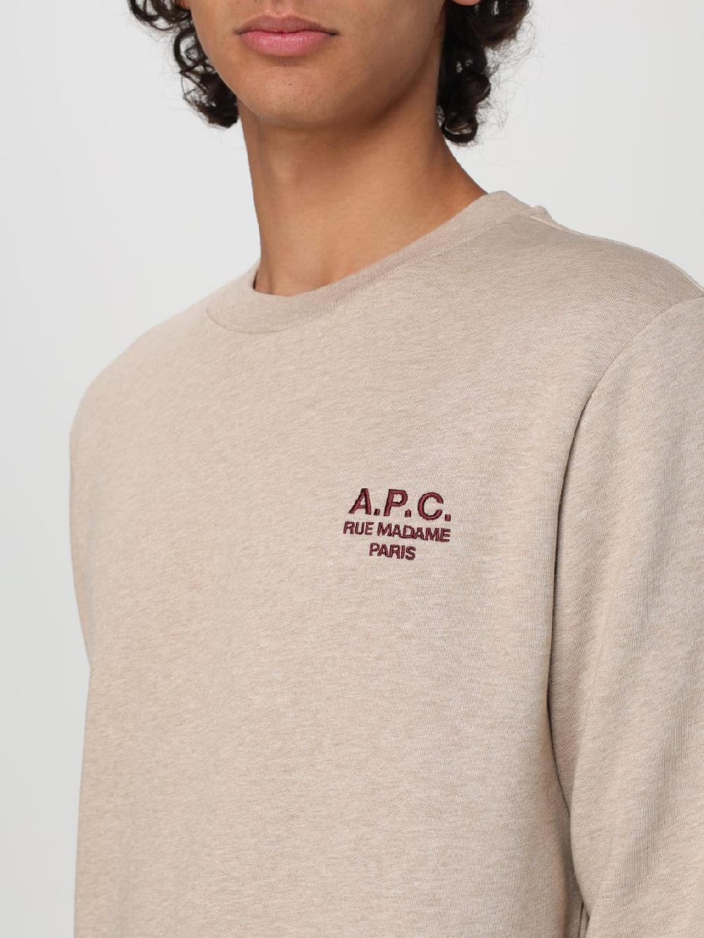 Giglio Felpa Basic A Girocollo Con Logo A.P.C