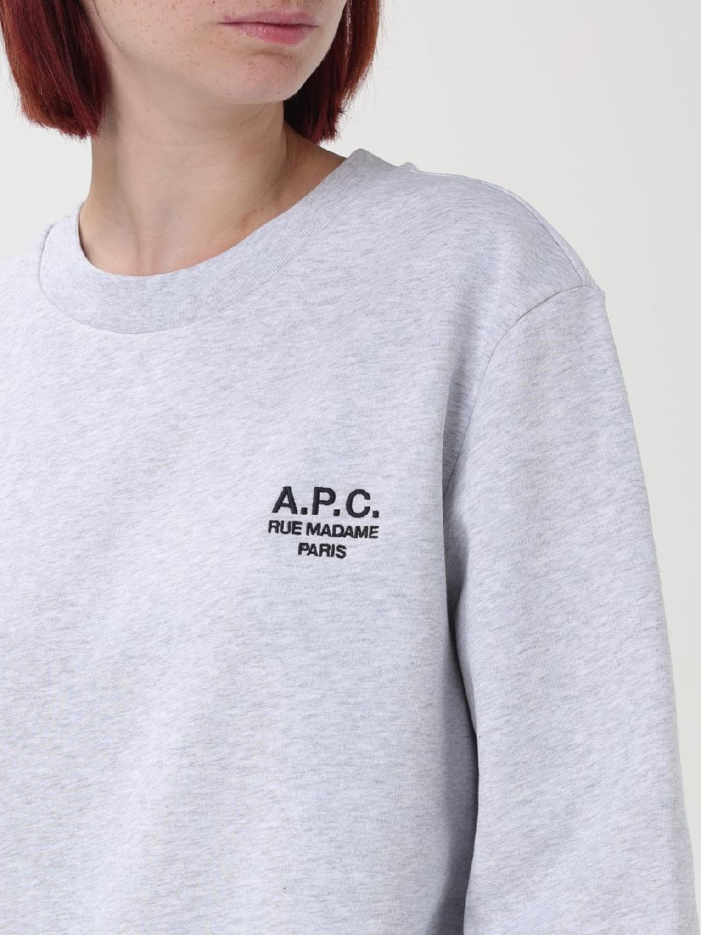 Giglio Felpa Basic A Girocollo Con Logo A.P.C