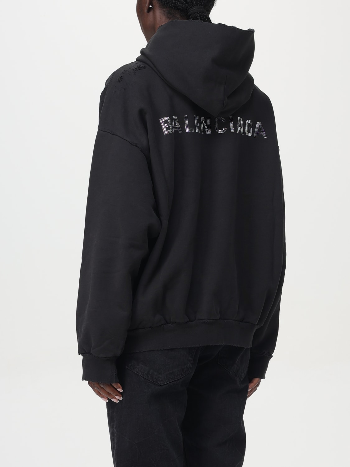 Giglio Felpa Con Cappuccio Balenciaga