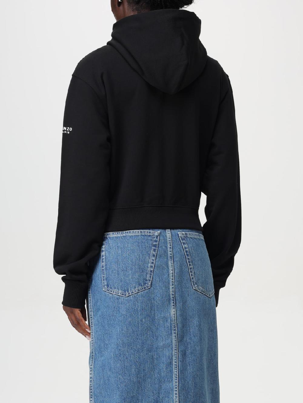 Giglio Felpa Con Cappuccio E Zip Kenzo
