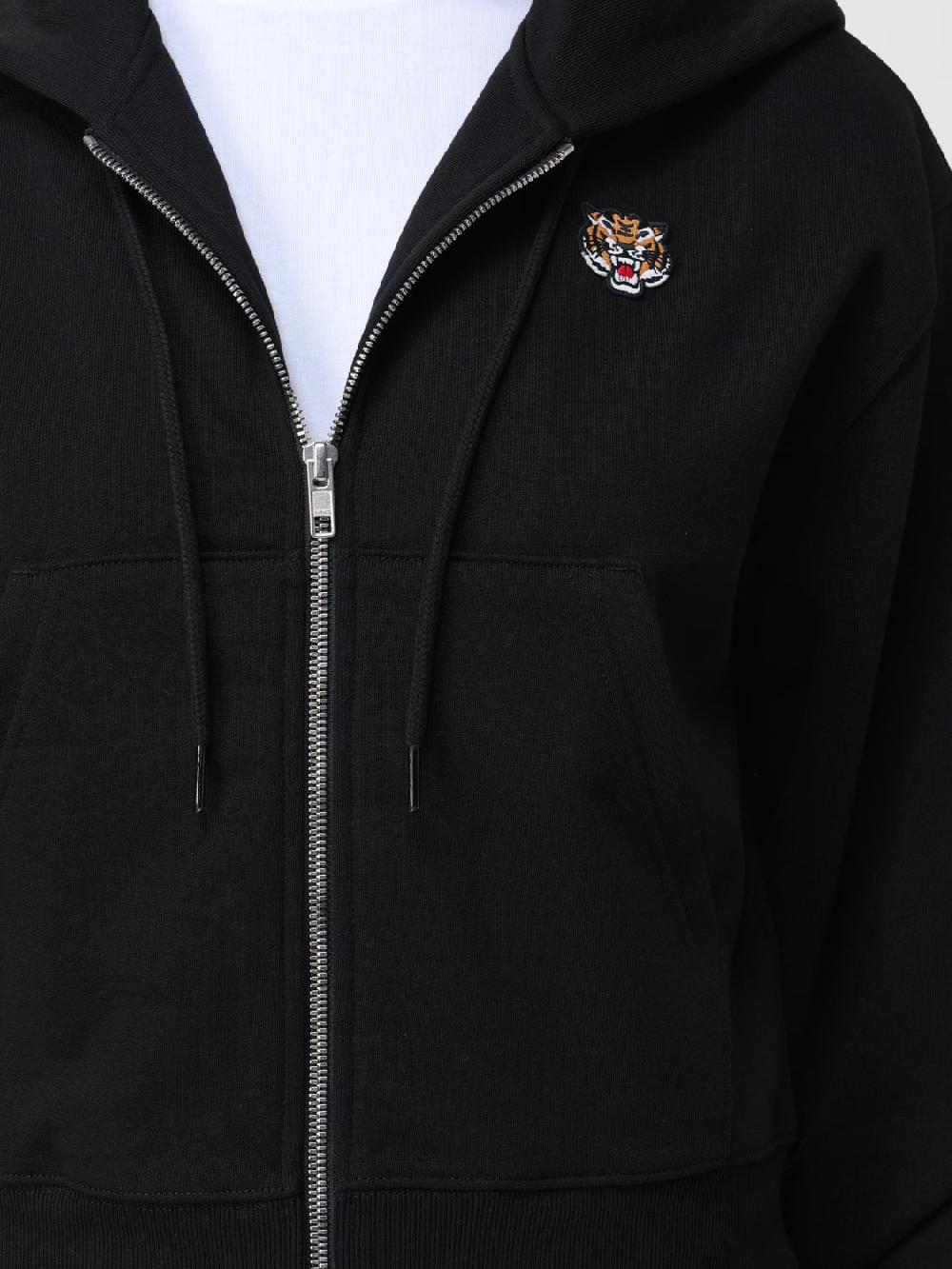 Giglio Felpa Con Cappuccio E Zip Kenzo
