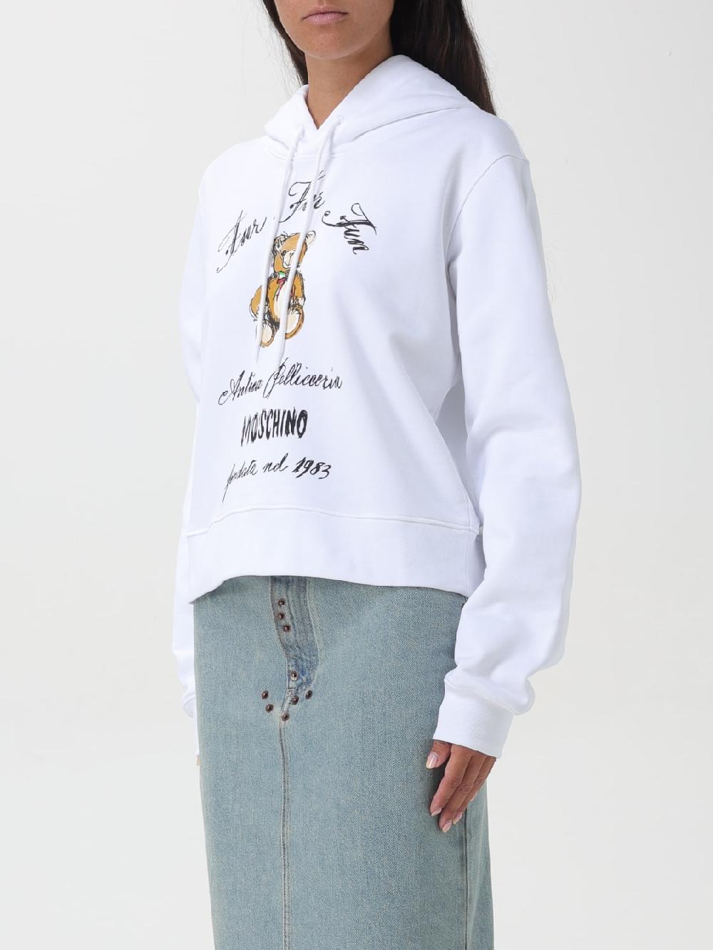 Giglio Felpa Con Cappuccio Moschino Couture