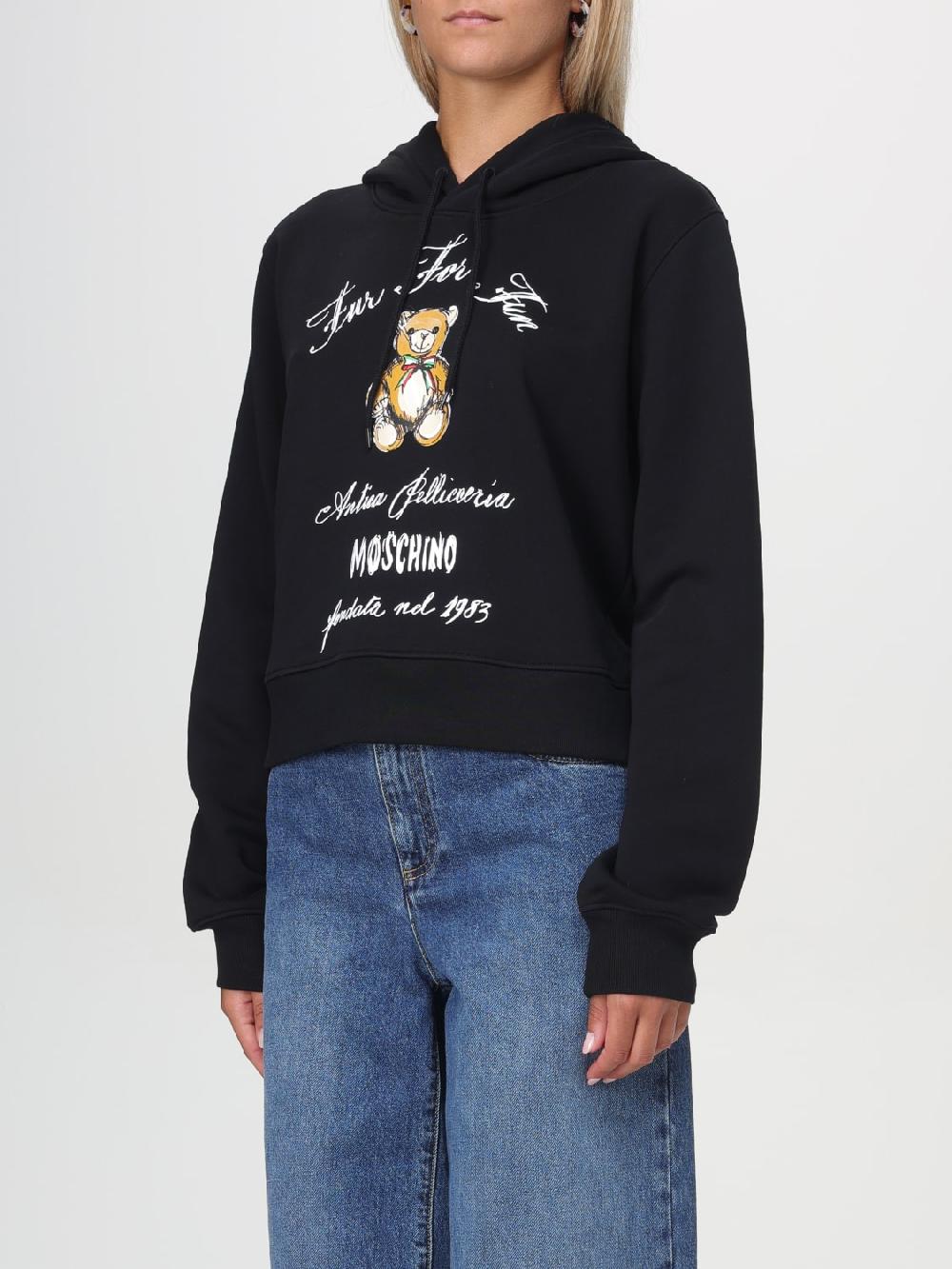 Giglio Felpa Con Cappuccio Moschino Couture