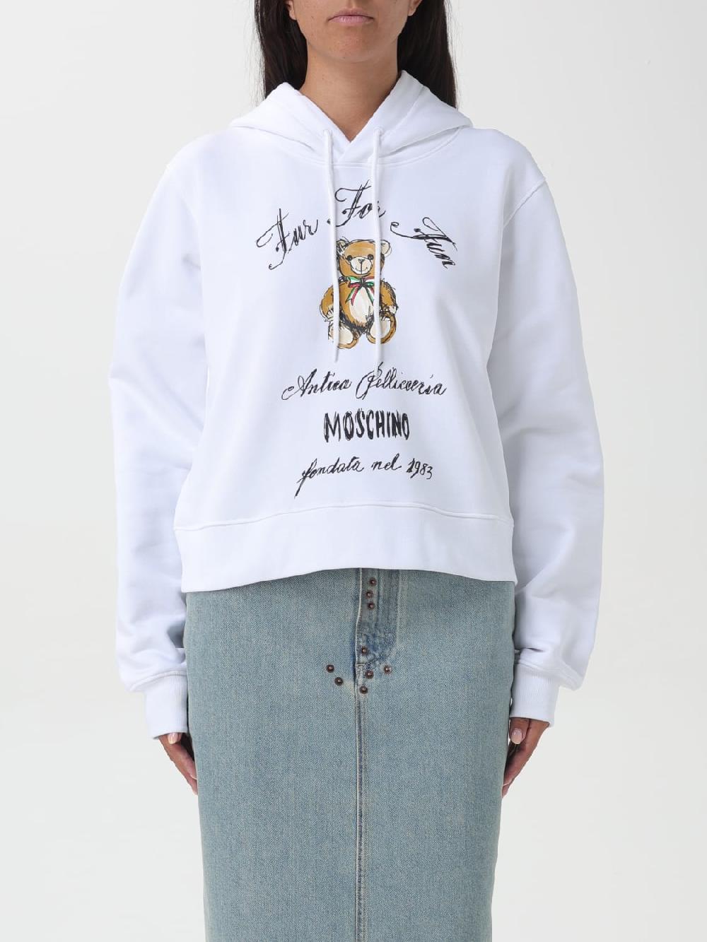 Giglio Felpa con cappuccio Moschino Couture