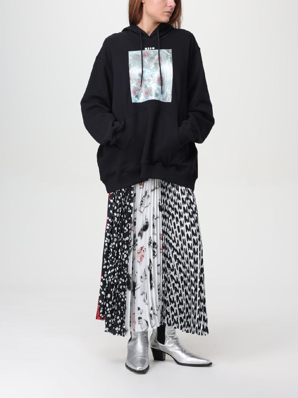 Giglio Felpa Con Cappuccio MSGM