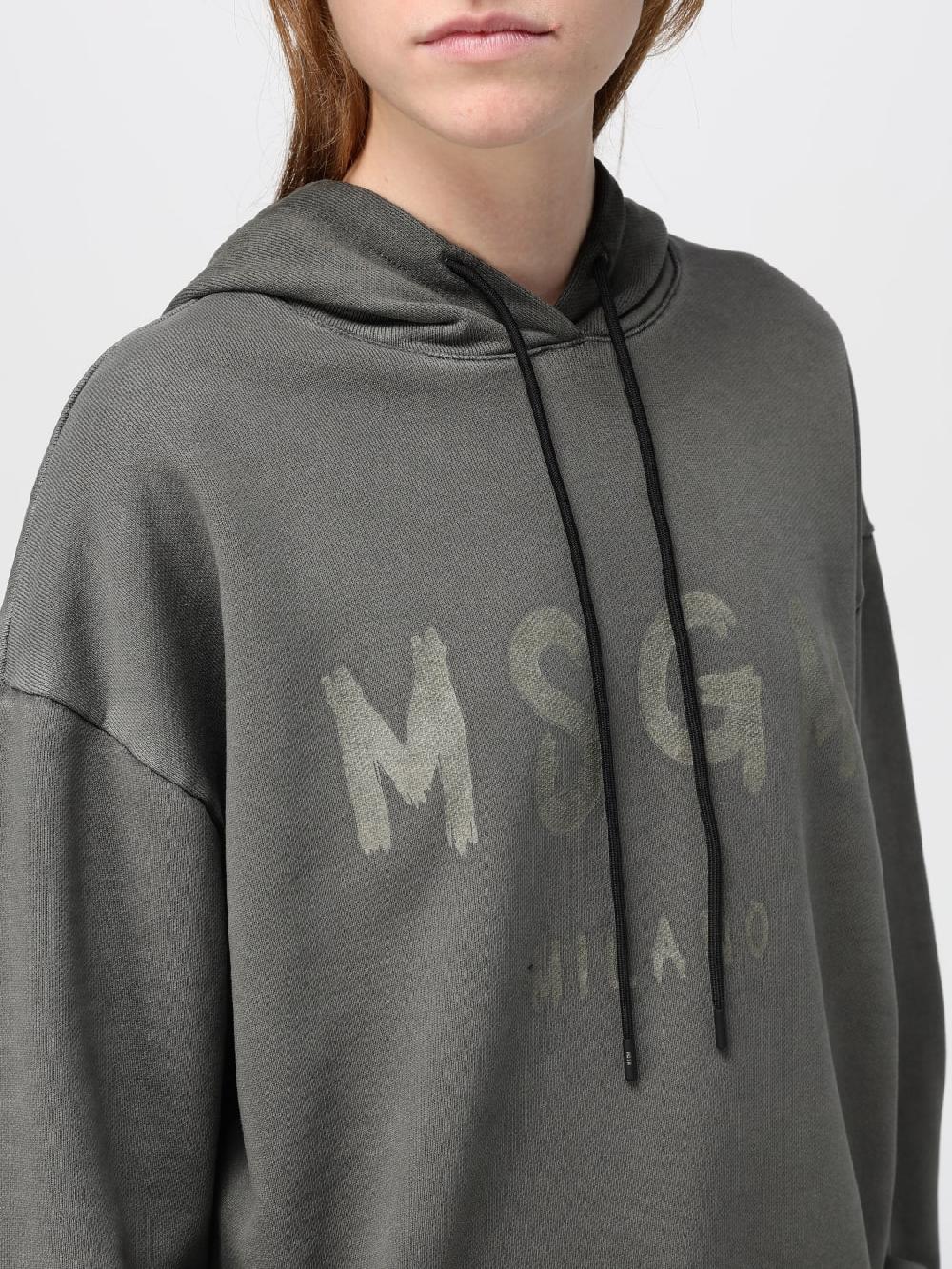 Giglio Felpa Con Cappuccio MSGM