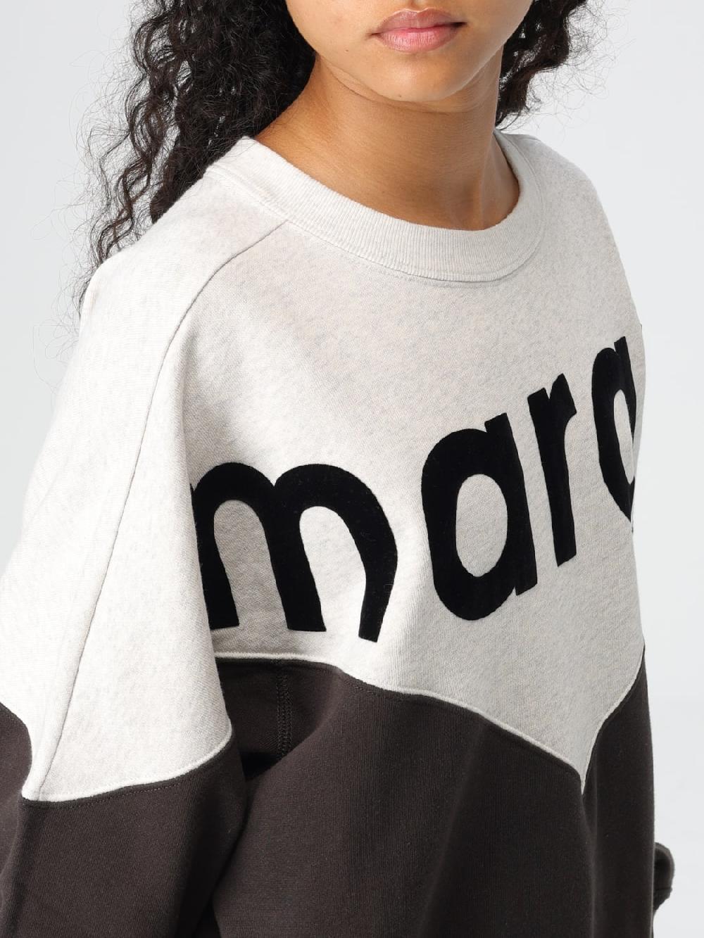 Giglio Felpa Con Maxi Logo Isabel Marant Etoile