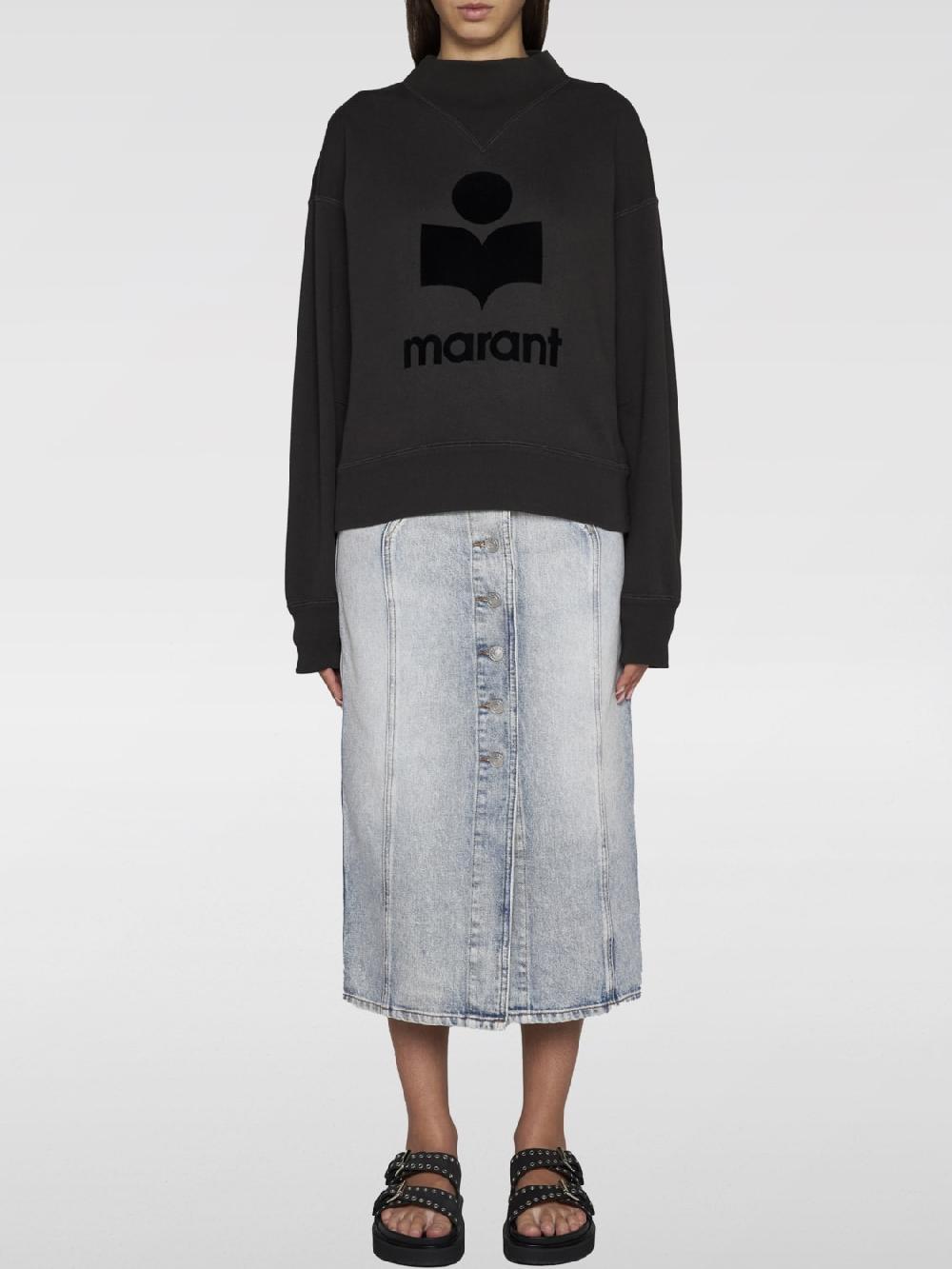 Giglio Felpa Con Maxi Logo Isabel Marant Etoile