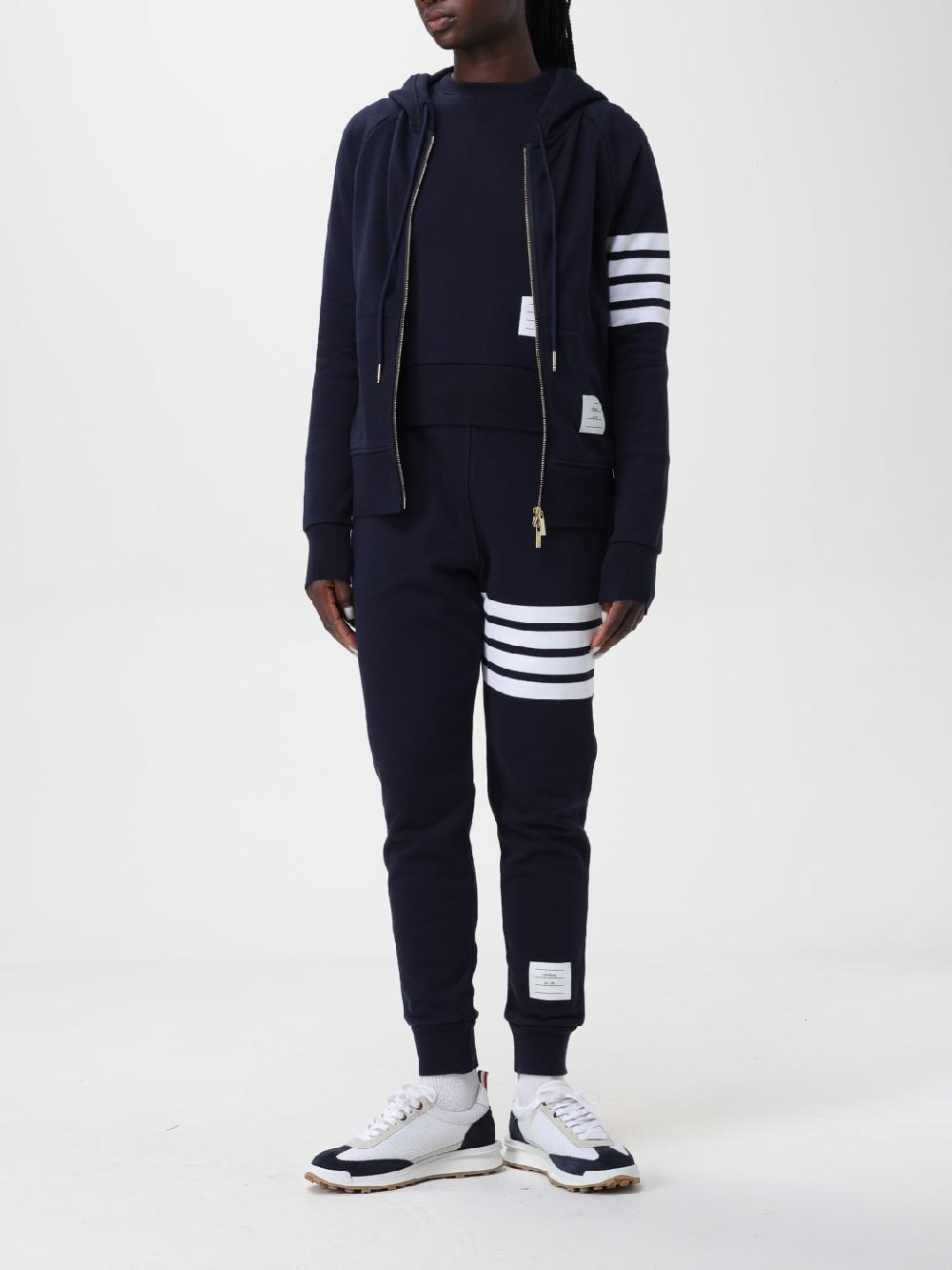 Giglio Felpa Con Zip 4-bar Thom Browne