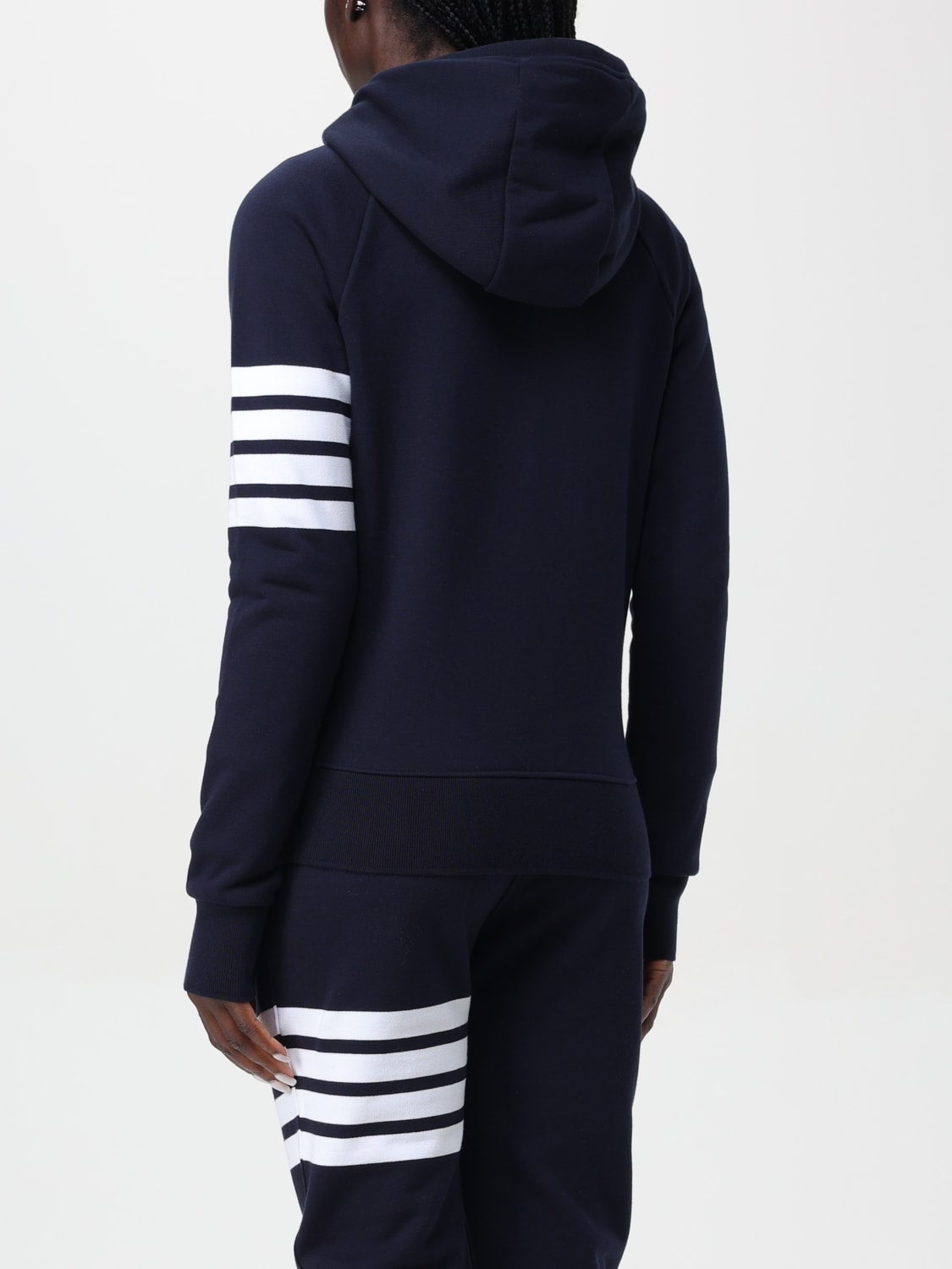 Giglio Felpa Con Zip 4-bar Thom Browne
