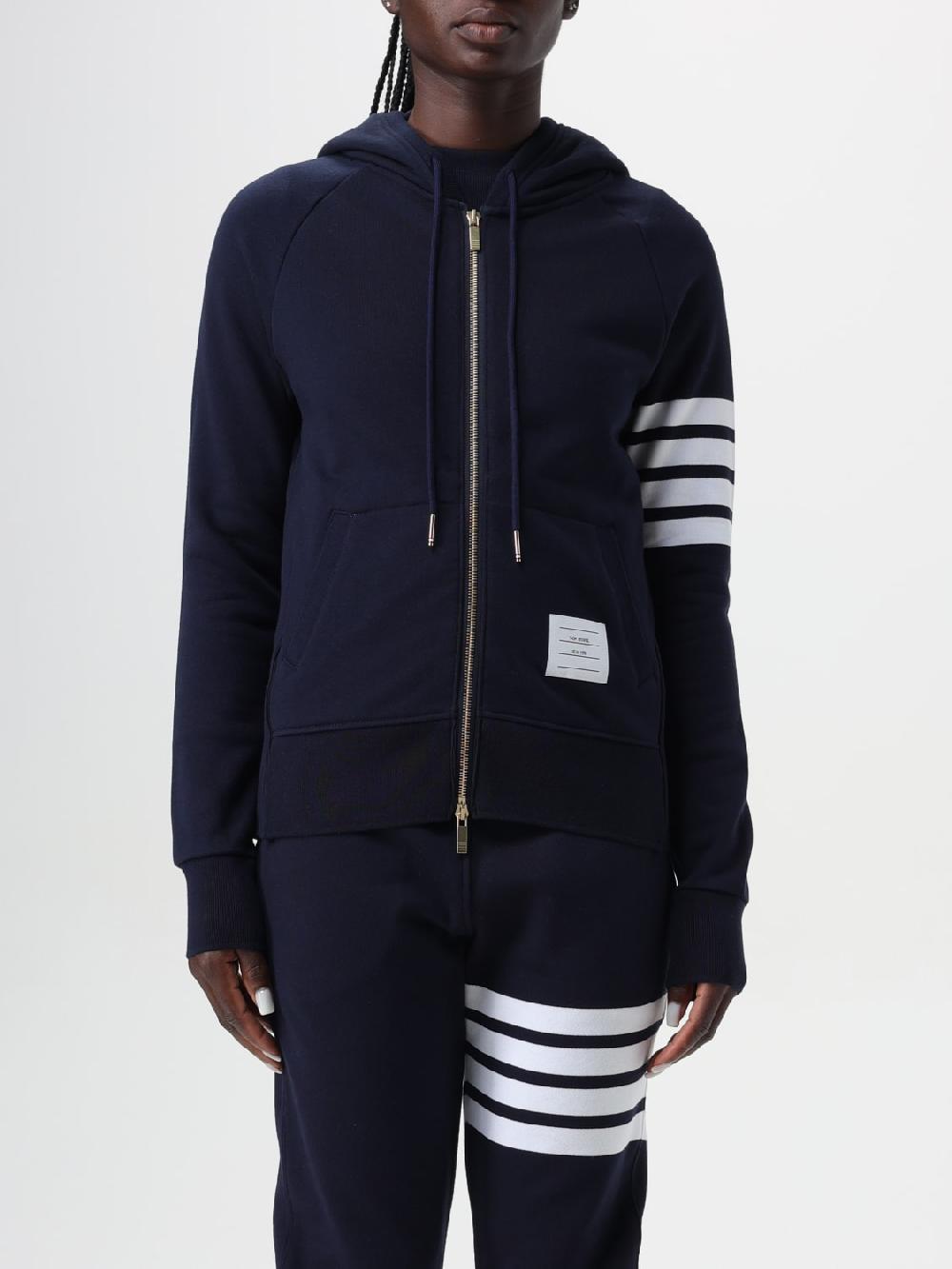 Giglio Felpa con zip 4-bar Thom Browne