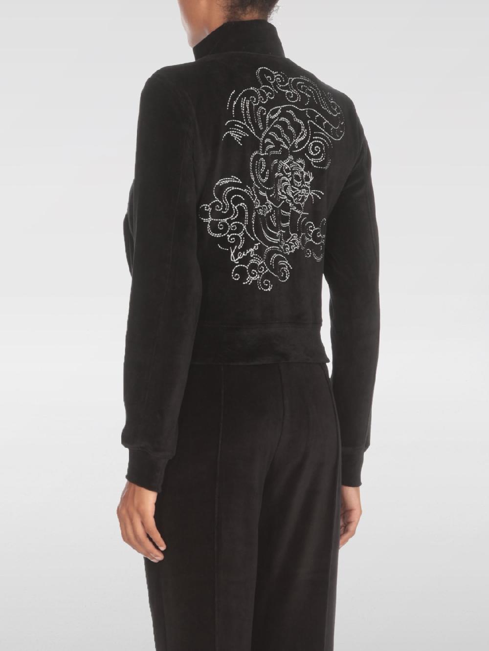 Giglio Felpa Con Zip Kenzo In Misto Cotone