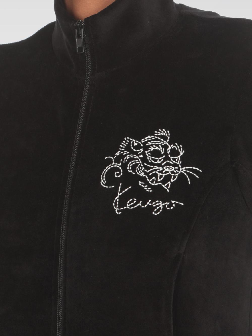 Giglio Felpa Con Zip Kenzo In Misto Cotone