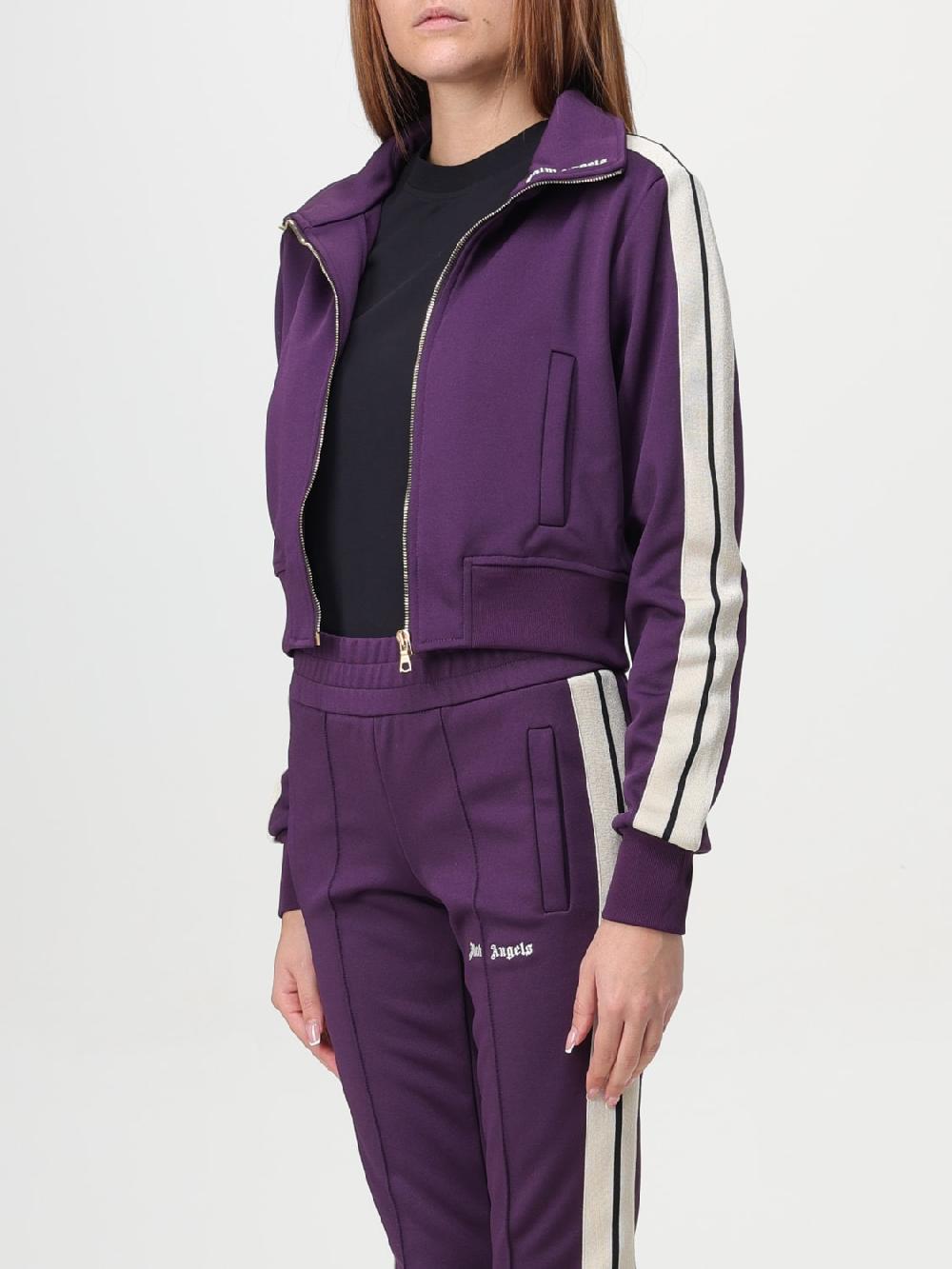 Giglio Felpa Con Zip Palm Angels