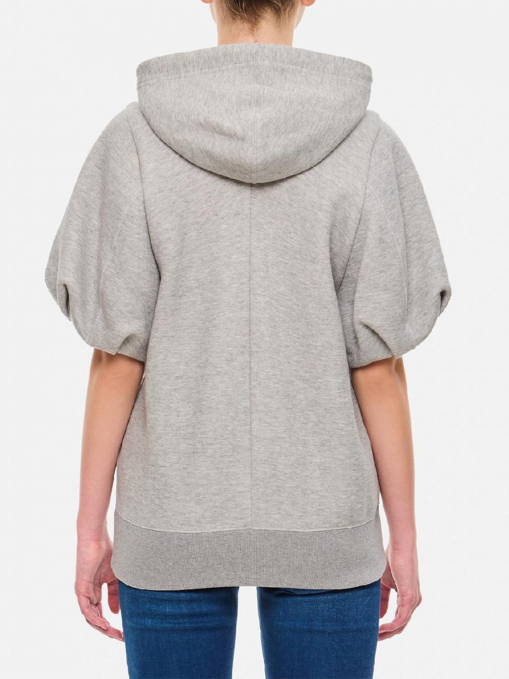 Giglio Felpa Con Zip Sacai In Misto Cotone