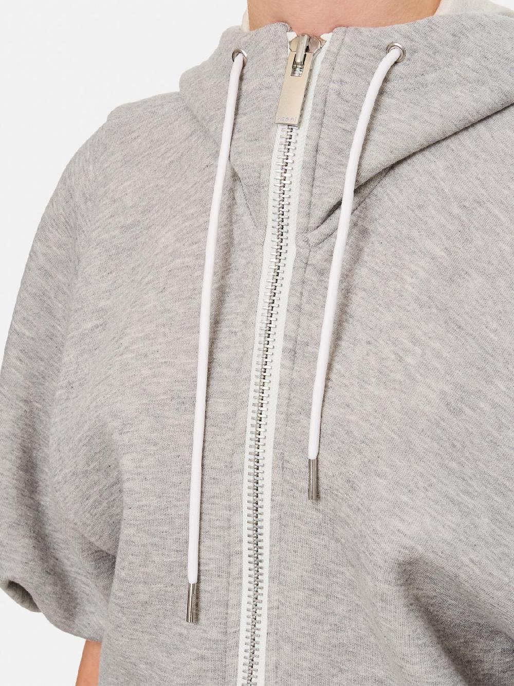 Giglio Felpa Con Zip Sacai In Misto Cotone