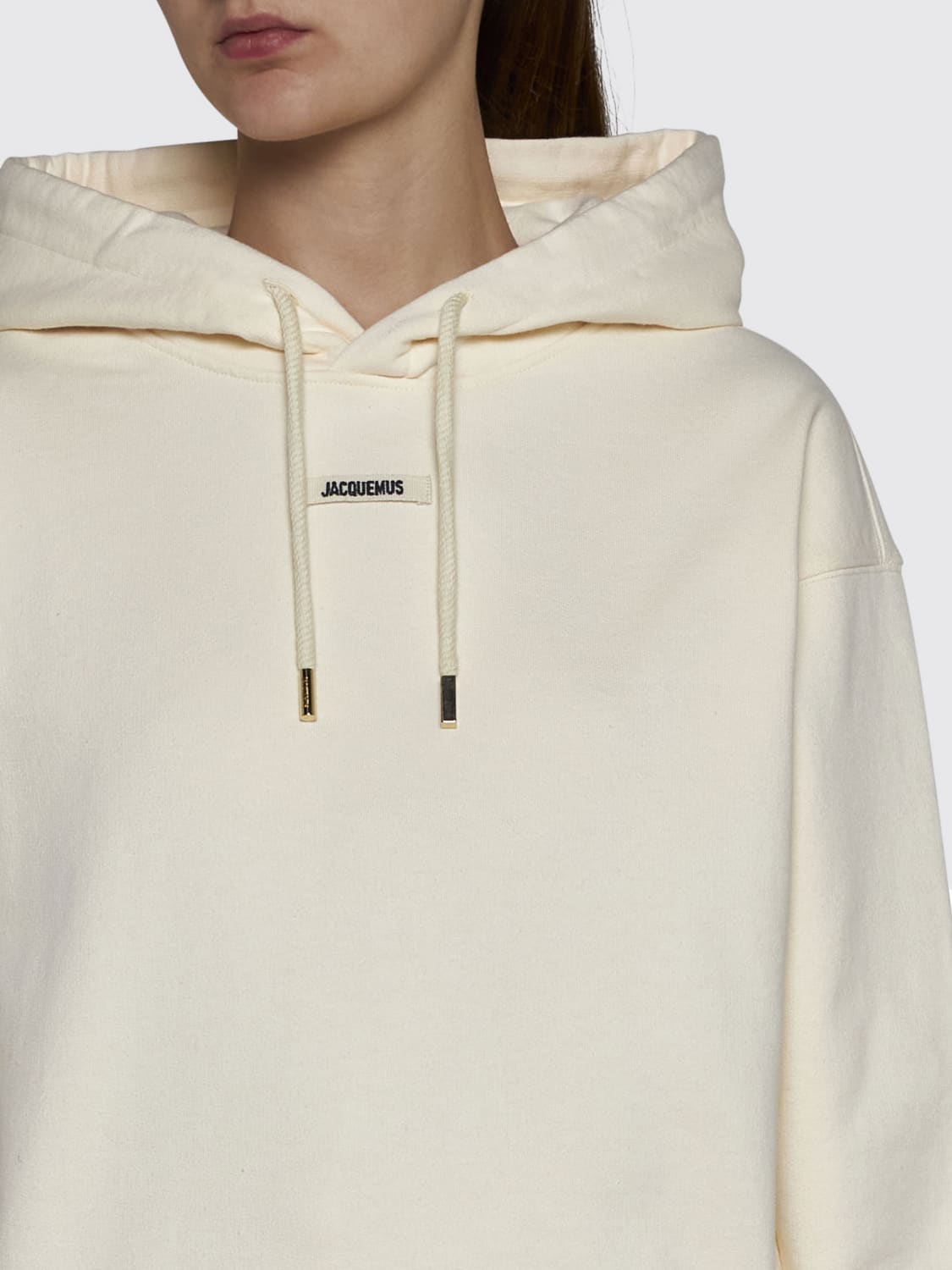 Giglio Felpa Di Cotone Con Cappuccio Jacquemus