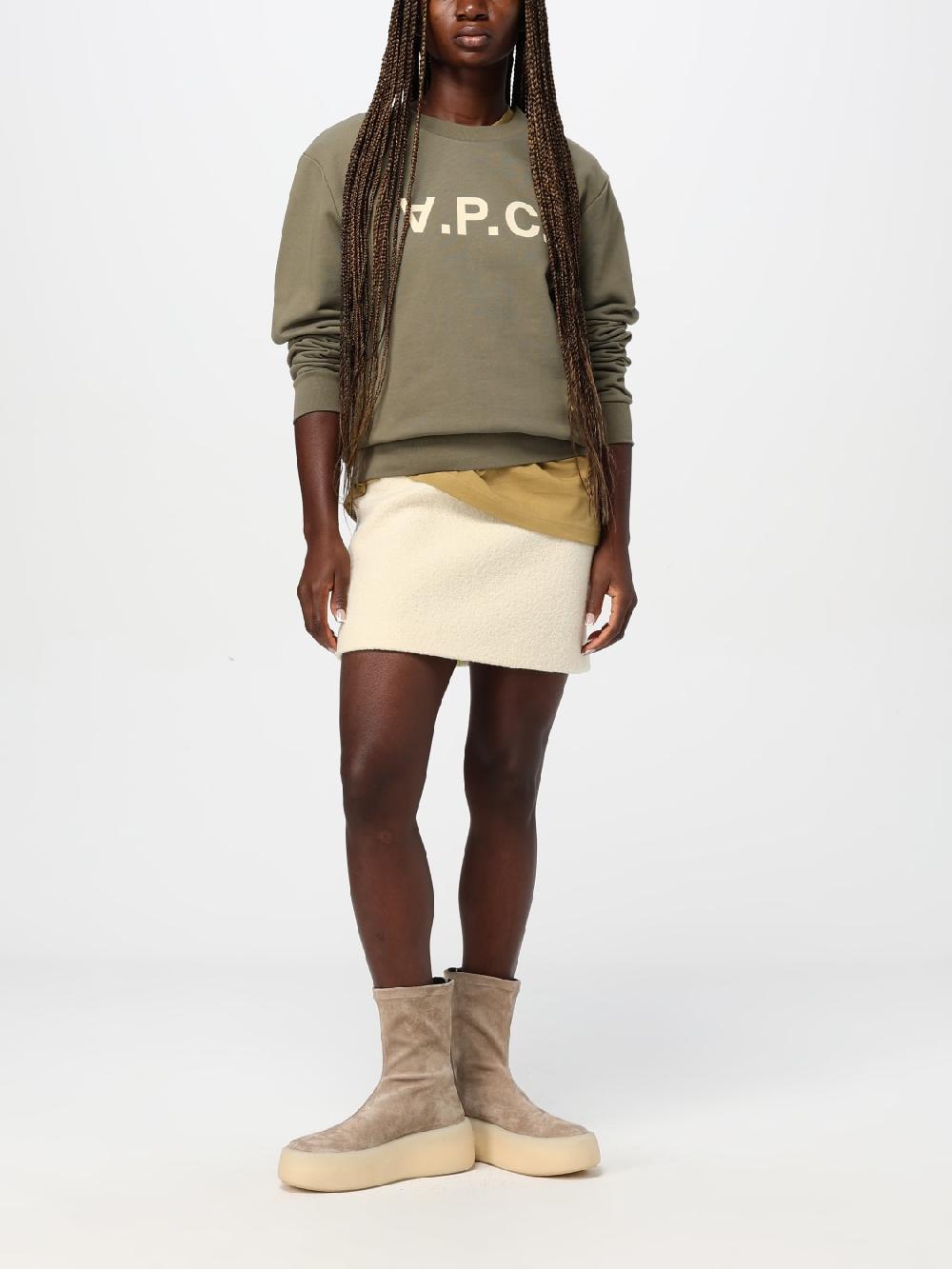 Giglio Felpa Di Cotone Con Logo A.P.C