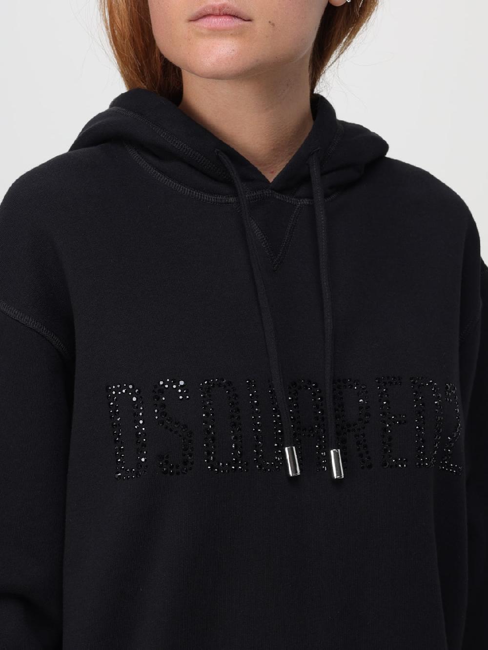 Giglio Felpa Dsquared2 In Cotone Con Cappuccio