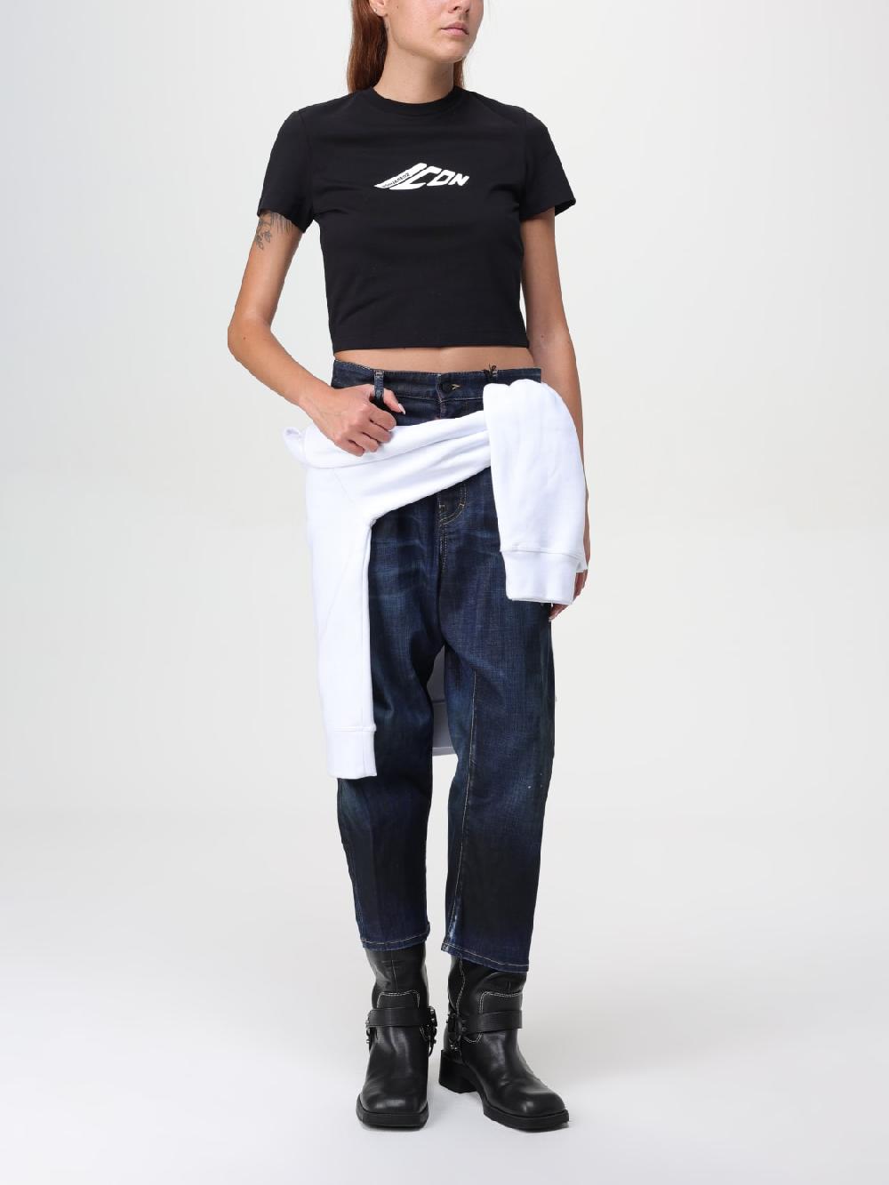 Giglio Felpa Dsquared2 In Cotone Con Logo