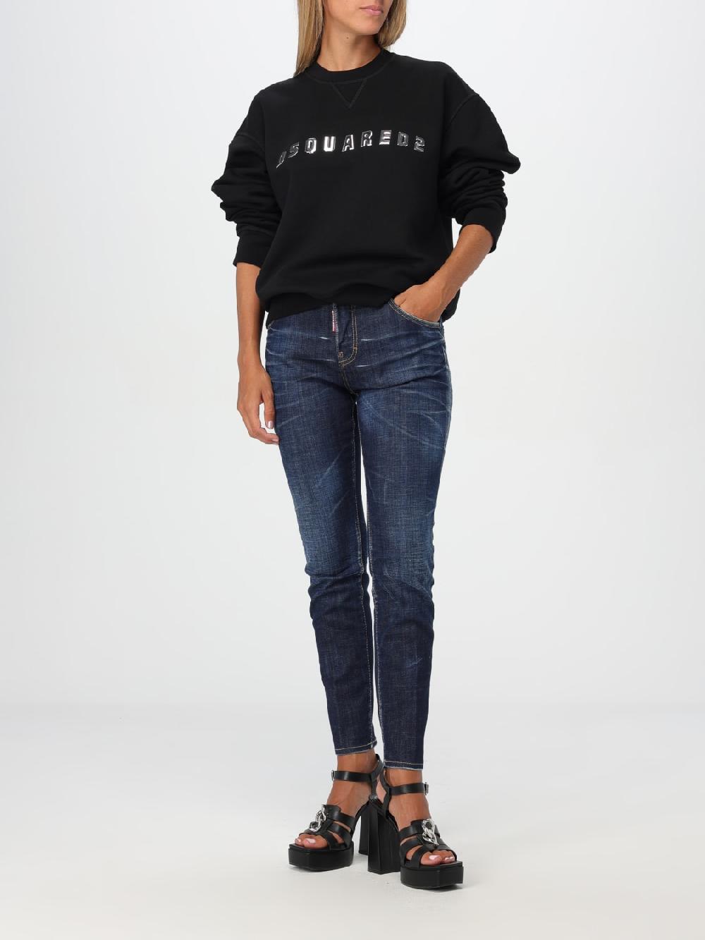 Giglio Felpa Dsquared2 In Cotone Con Logo