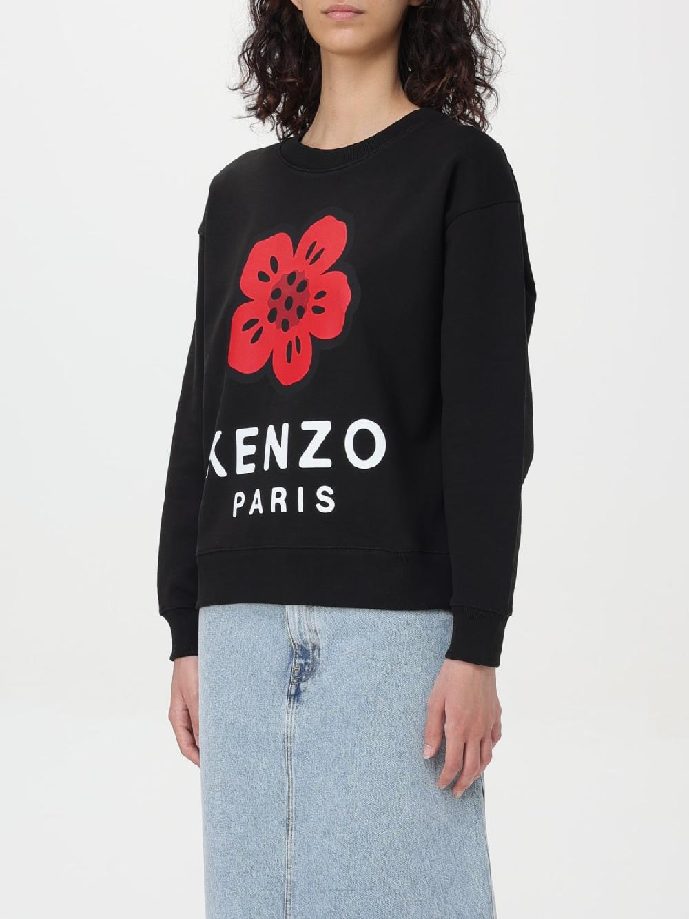 Giglio Felpa Fiore Di Cotone Kenzo