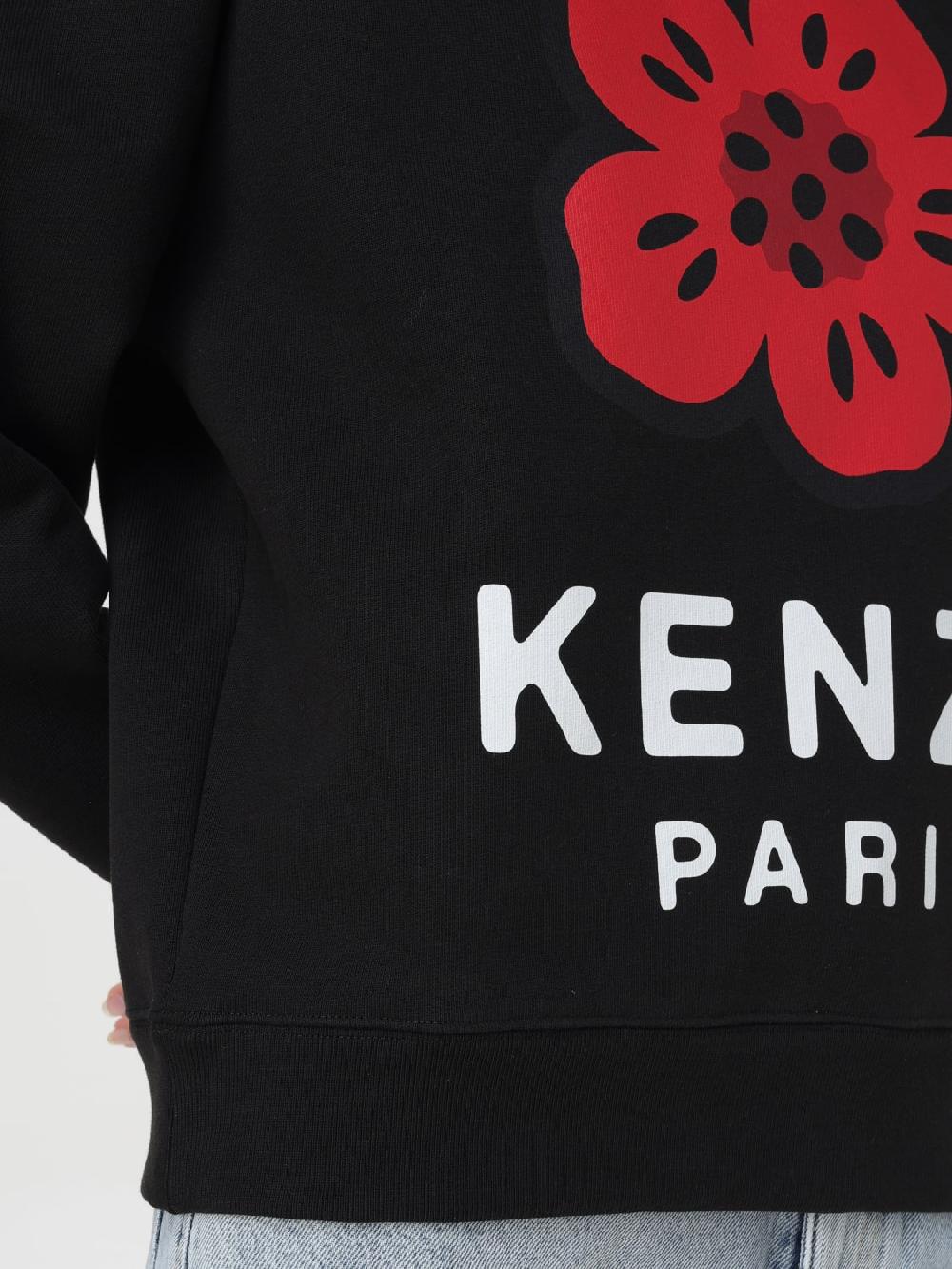 Giglio Felpa Fiore Di Cotone Kenzo