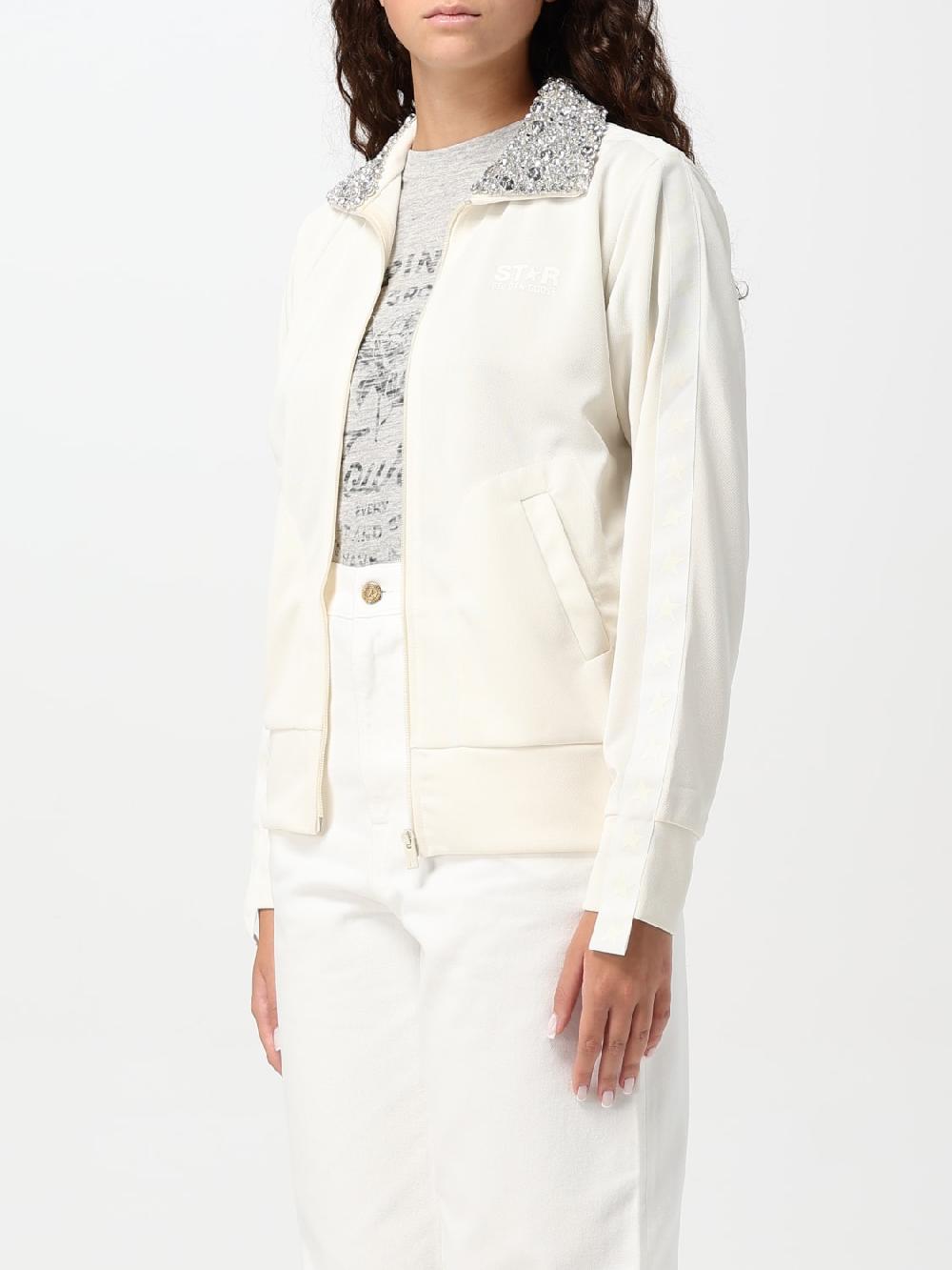 Giglio Felpa Golden Goose In Nylon Con Strass