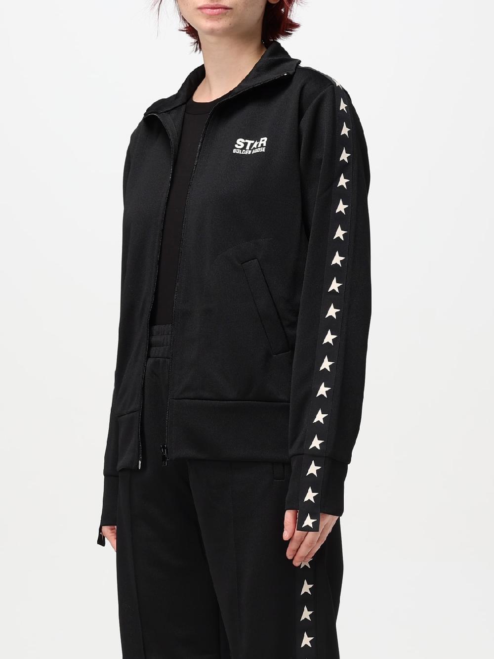 Giglio Felpa Golden Goose In Nylon Con Zip
