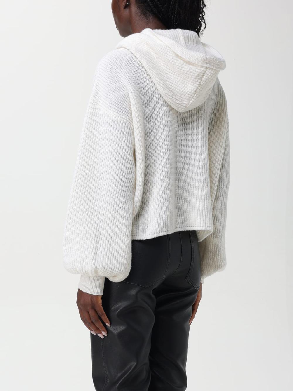 Giglio Felpa In Maglia Con Cappuccio MSGM