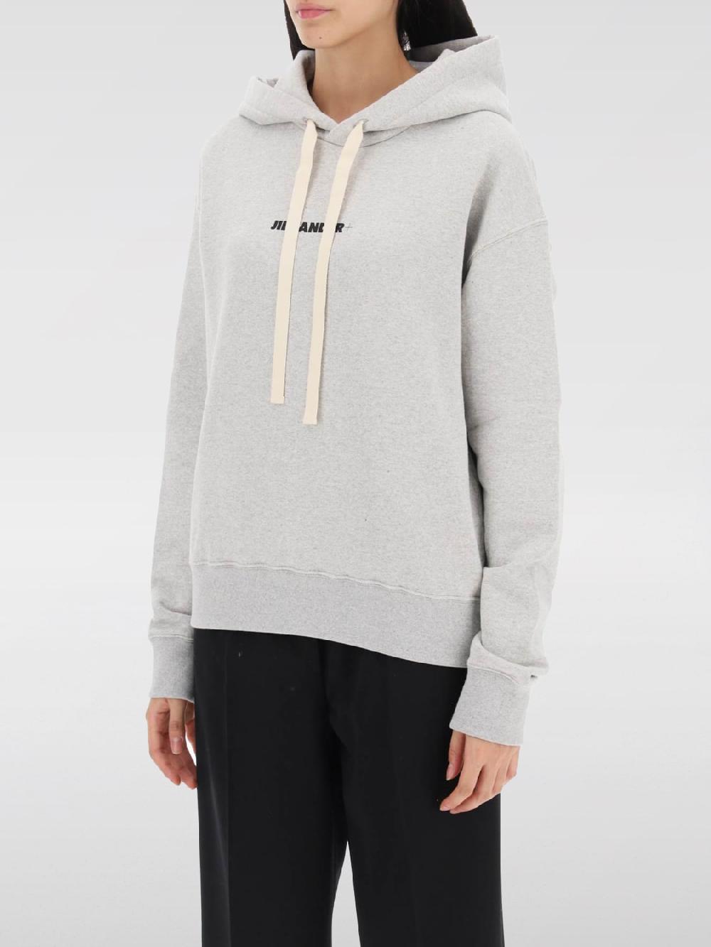 Giglio Felpa Jil Sander in cotone con logo