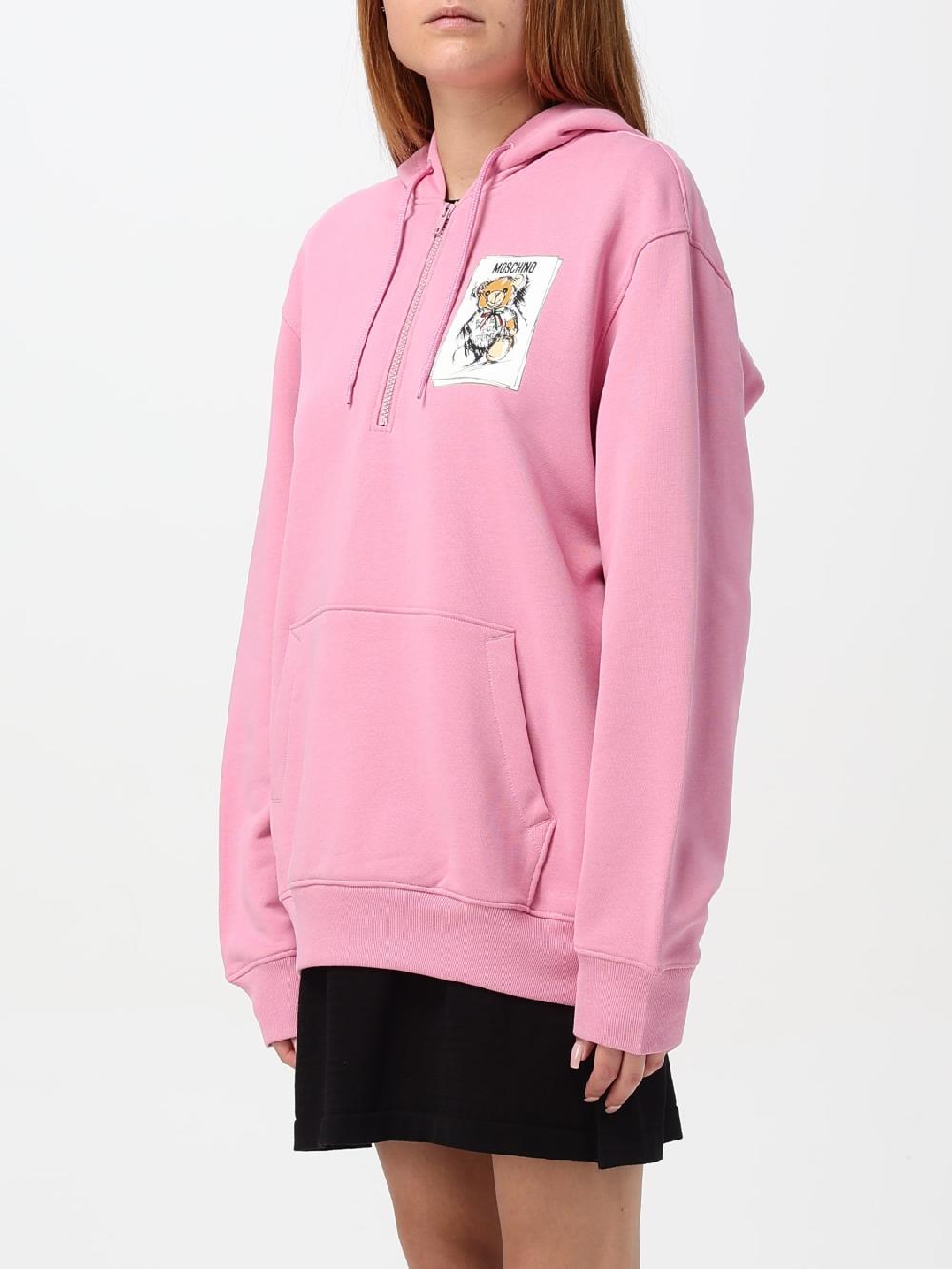 Giglio Felpa Moschino Couture In Cotone