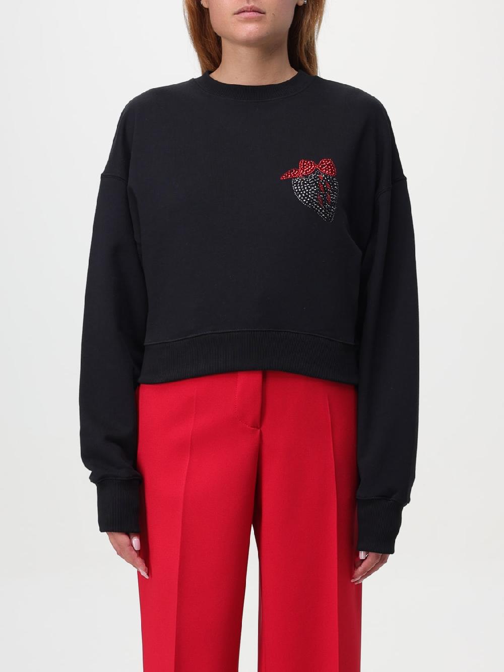 Giglio Felpa MSGM in jersey di cotone con strass