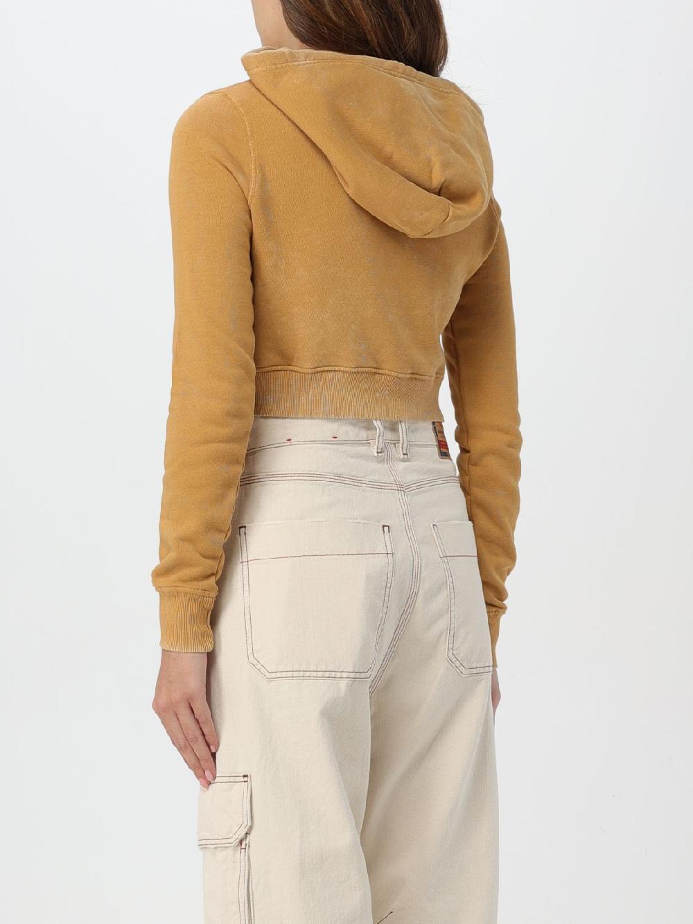 Giglio Felpa Oval D Diesel Crop Con Cappuccio