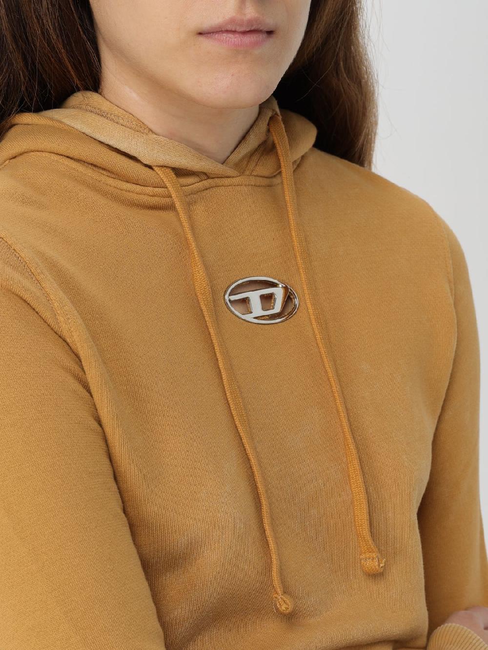 Giglio Felpa Oval D Diesel Crop Con Cappuccio