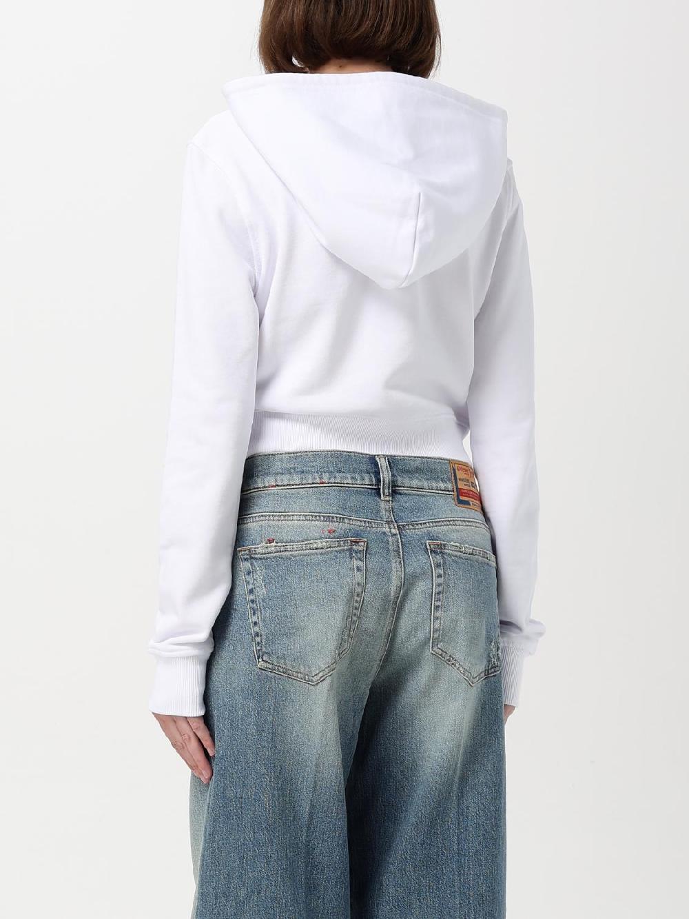 Giglio Felpa Oval D Diesel Crop Con Cappuccio