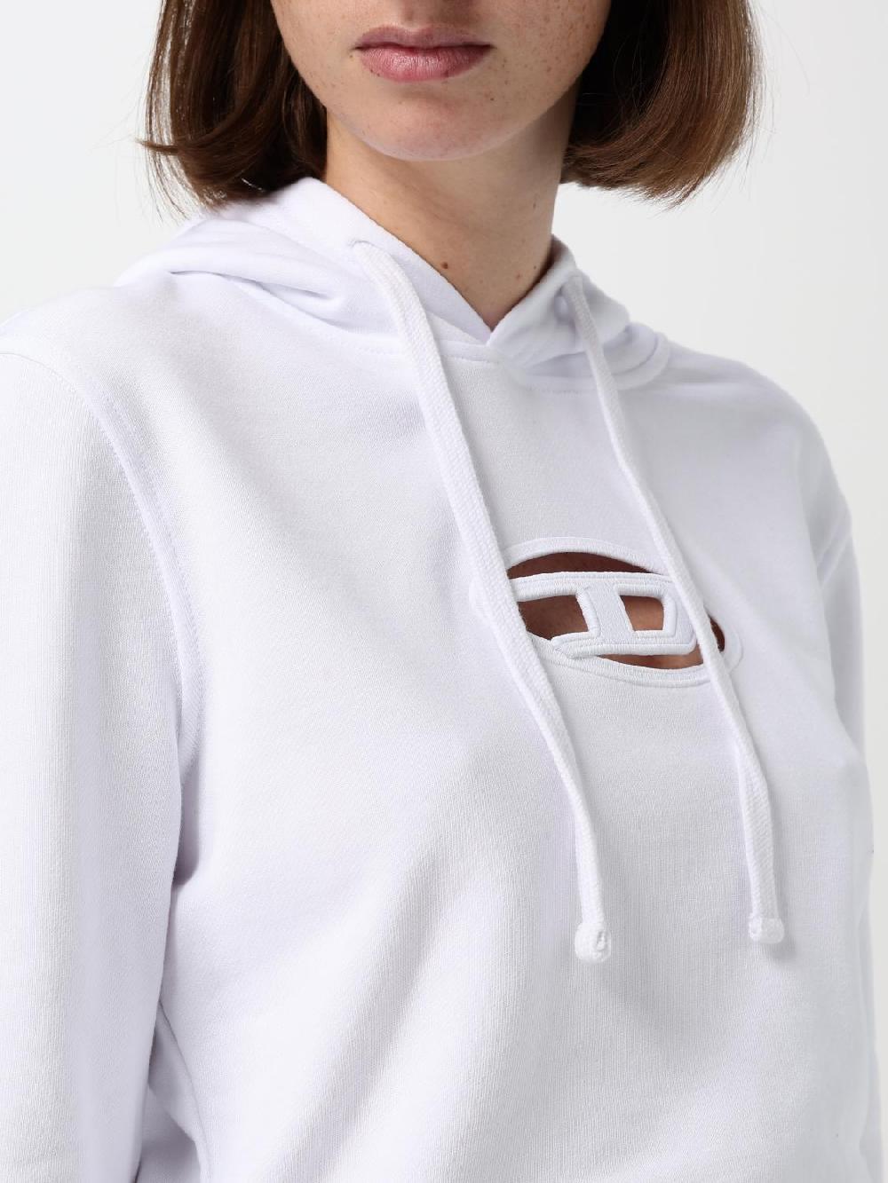 Giglio Felpa Oval D Diesel Crop Con Cappuccio