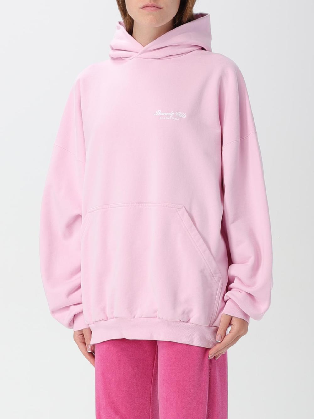 Giglio Felpa Oversize Con Mini Logo Balenciaga