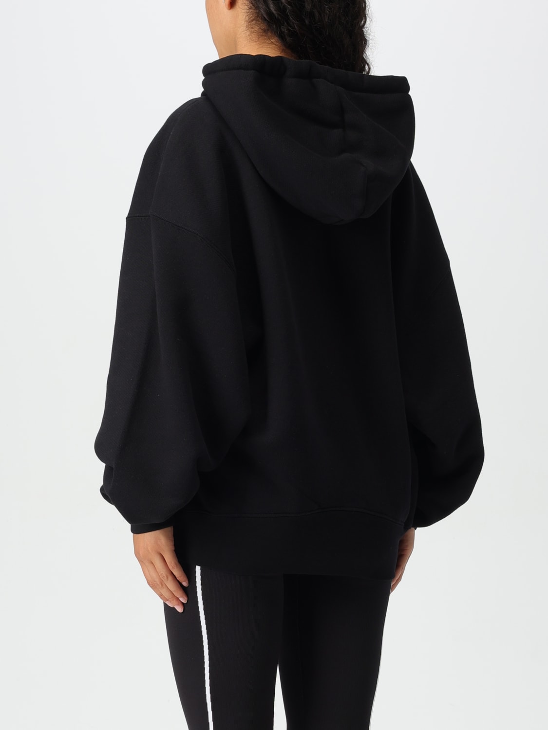 Giglio Felpa Oversize Off-white Con Cappuccio
