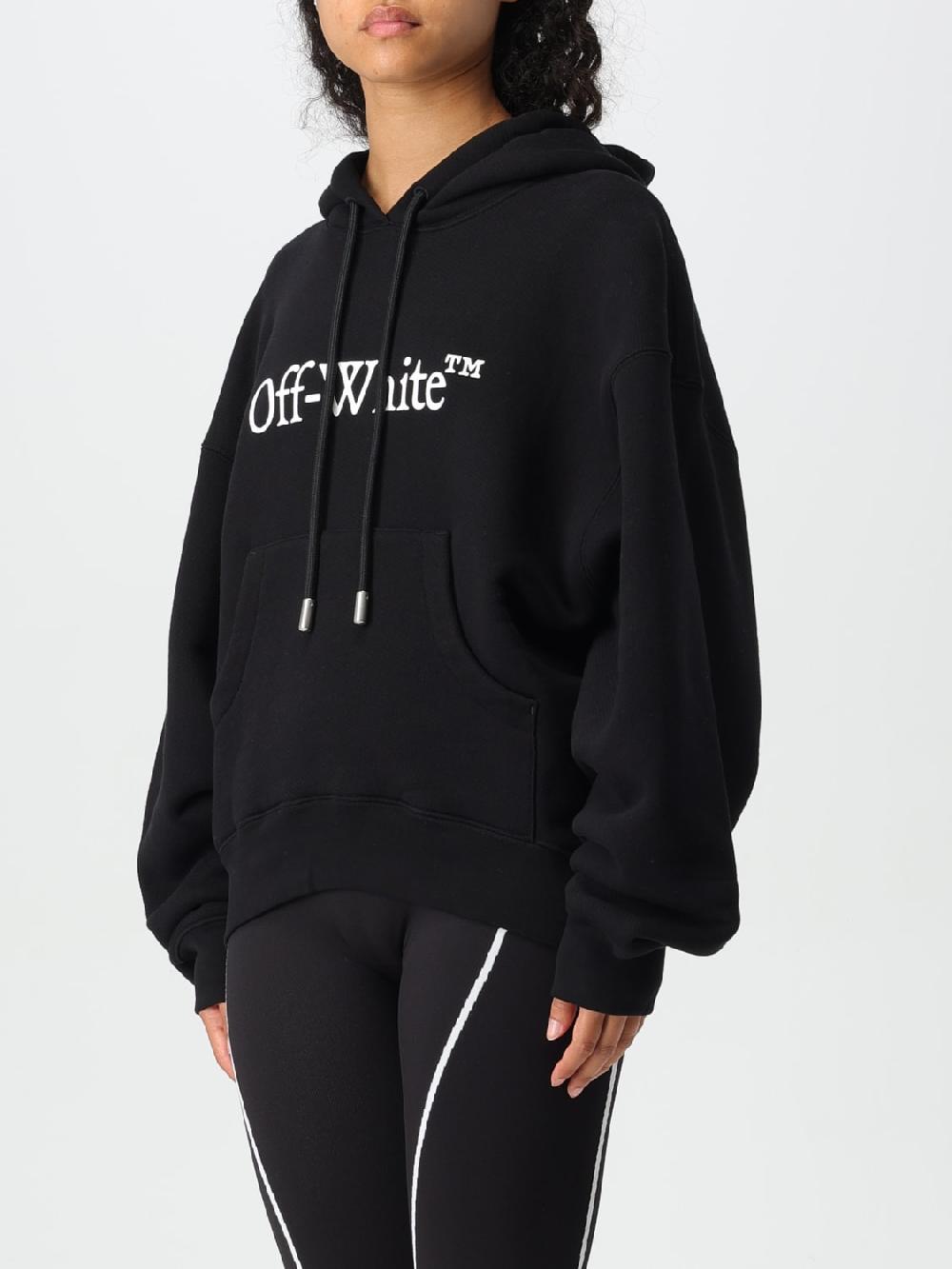 Giglio Felpa Oversize Off-white Con Cappuccio