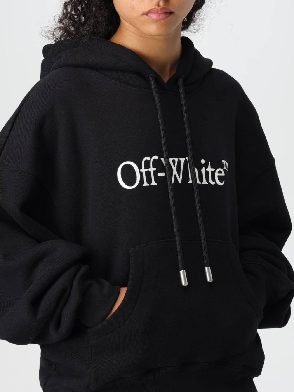 Giglio Felpa Oversize Off-white Con Cappuccio