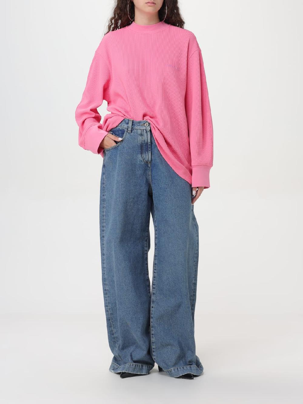 Giglio Felpa Oversize The Attico In Misto Cotone