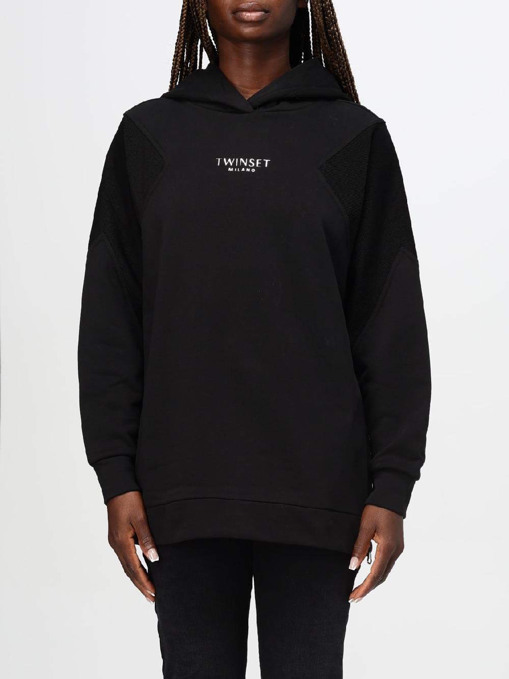 Giglio Felpa oversize Twinset in cotone
