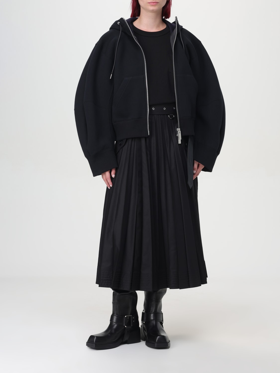 Giglio Felpa Sacai In Misto Cotone