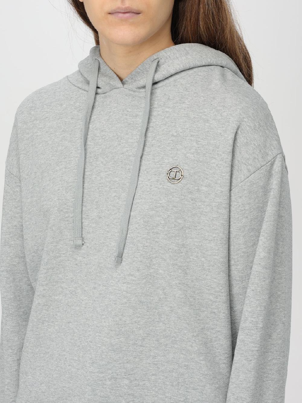 Giglio Felpa Twinset In Cotone Con Logo